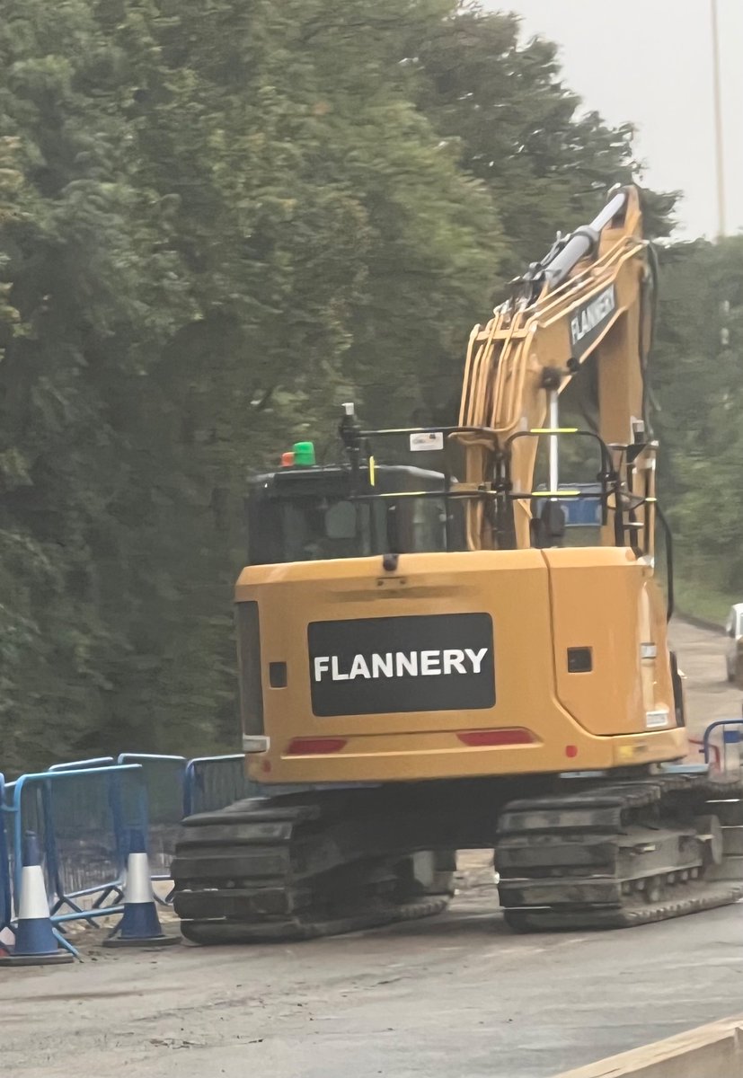Our back shirt sponsor <a href="/FlanneryPlant/">Flannery Plant Hire</a> doing bits in Leeds