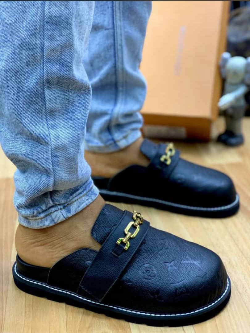 Emmanuel on X: Happy new month guys Quality handmade Louis Vuitton  halfshoe Available as seen in all sizes Price: 15k only Location: Lagos  Delivery 🚚: nationwide Dm me to place order  /