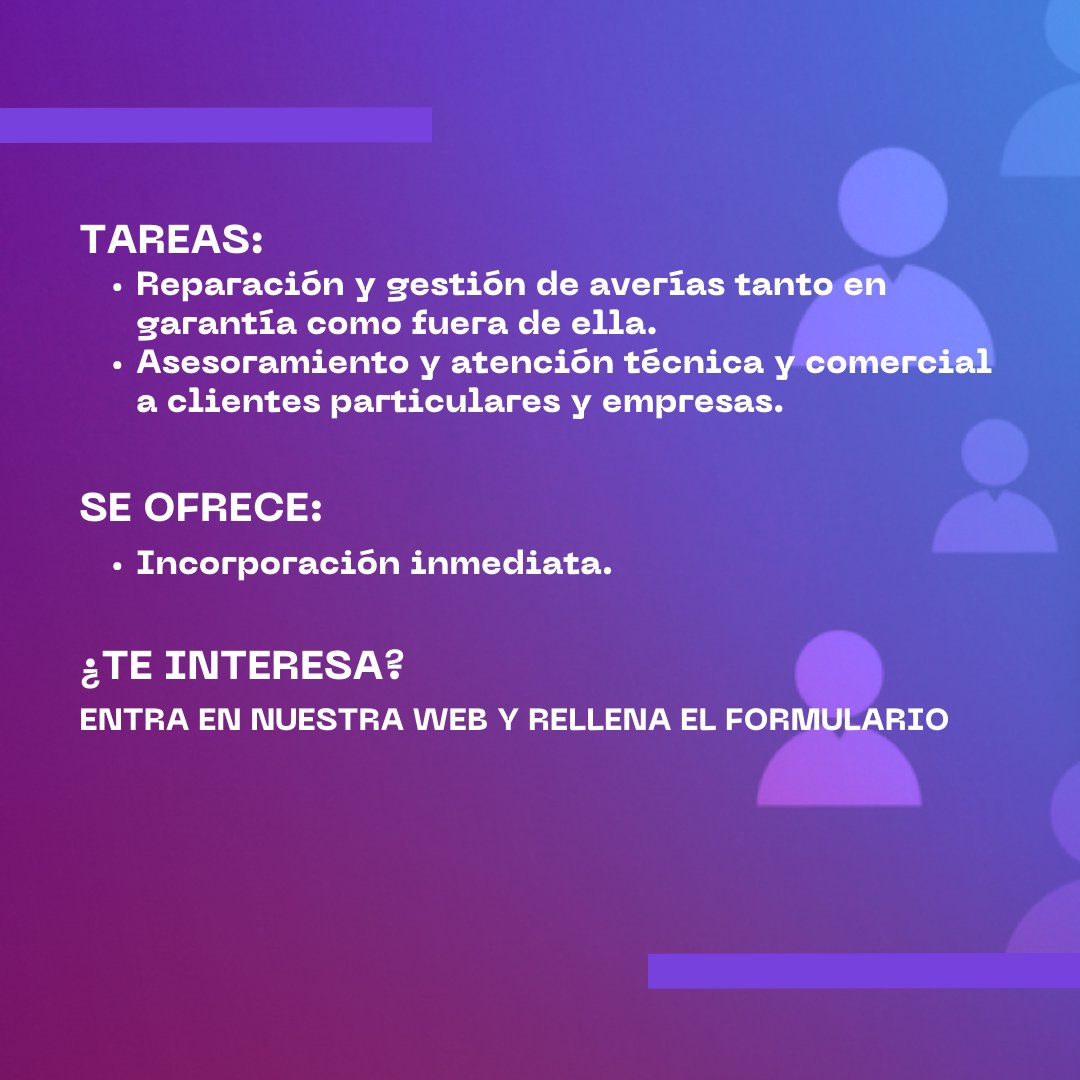 mecanorba's tweet photo. 💥 Trabaja con nosotros 💥 ¡Queremos que formes parte de nuestro equipo de Mecanorba Cáceres!
⬇️Entra en este enlace y rellena el cuestionario:
https://t.co/XMxidctBih

#Mecanorba #Cáceres #Badajoz #Extremadura #DistribuidorAutorizado #TiendaApple #Apple https://t.co/o8yXroqos1