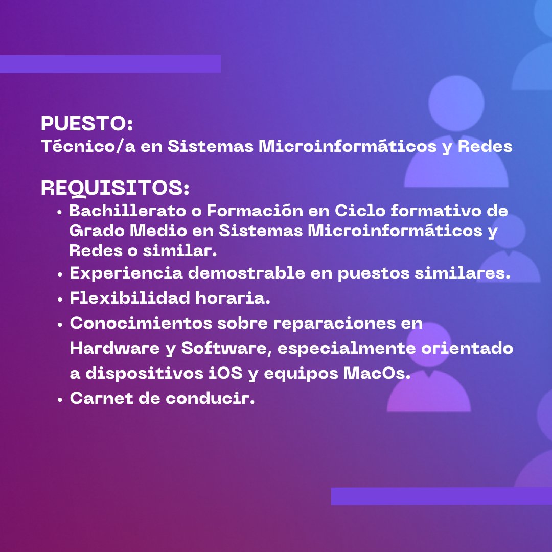 mecanorba's tweet photo. 💥 Trabaja con nosotros 💥 ¡Queremos que formes parte de nuestro equipo de Mecanorba Cáceres!
⬇️Entra en este enlace y rellena el cuestionario:
https://t.co/XMxidctBih

#Mecanorba #Cáceres #Badajoz #Extremadura #DistribuidorAutorizado #TiendaApple #Apple https://t.co/o8yXroqos1