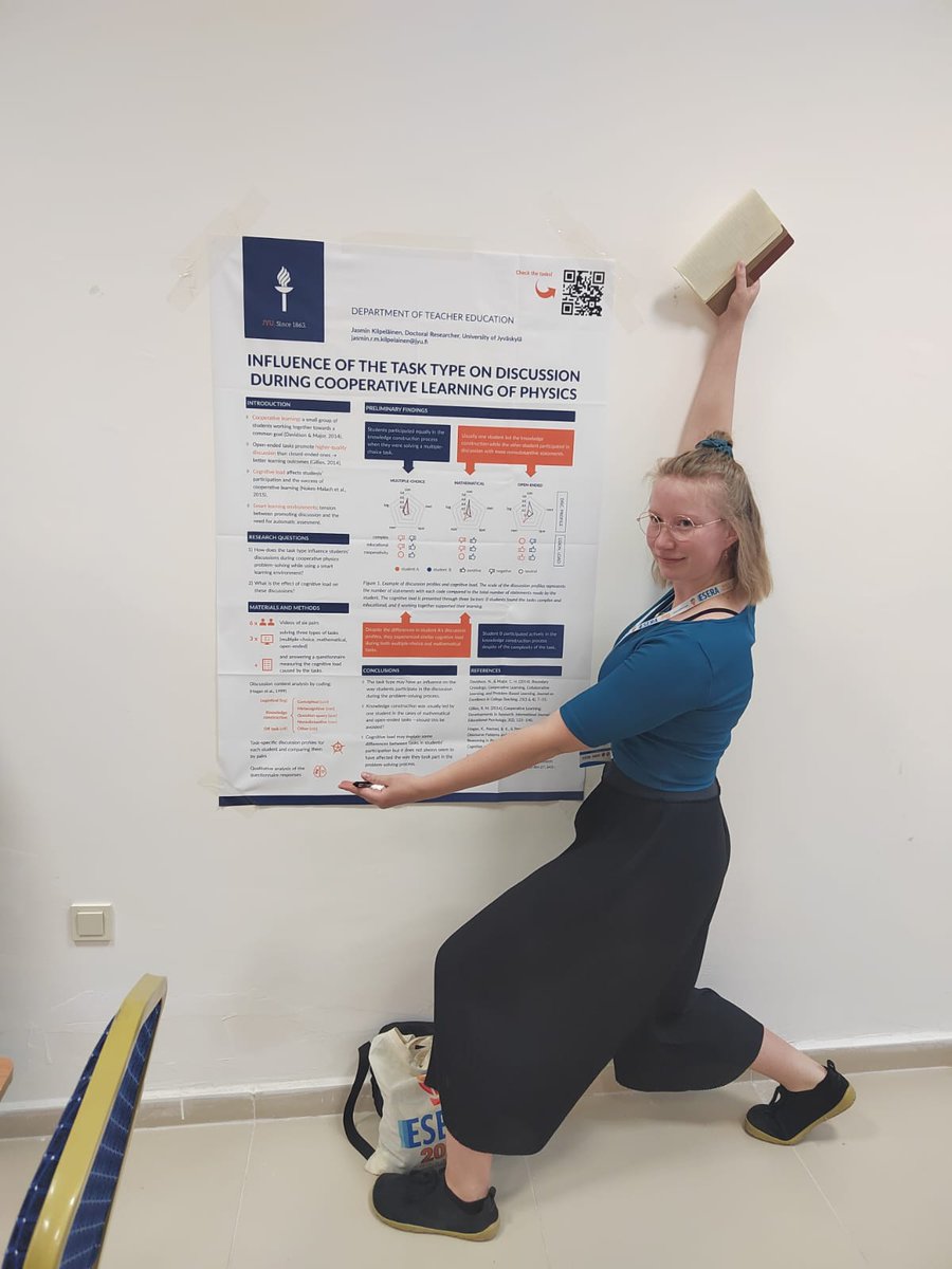 #ESERA2023 was friends, dogs, adventures and a bit of science education too. I was happy to give both an oral and a poster presentation on my PhD project on cooperative learning of physics!