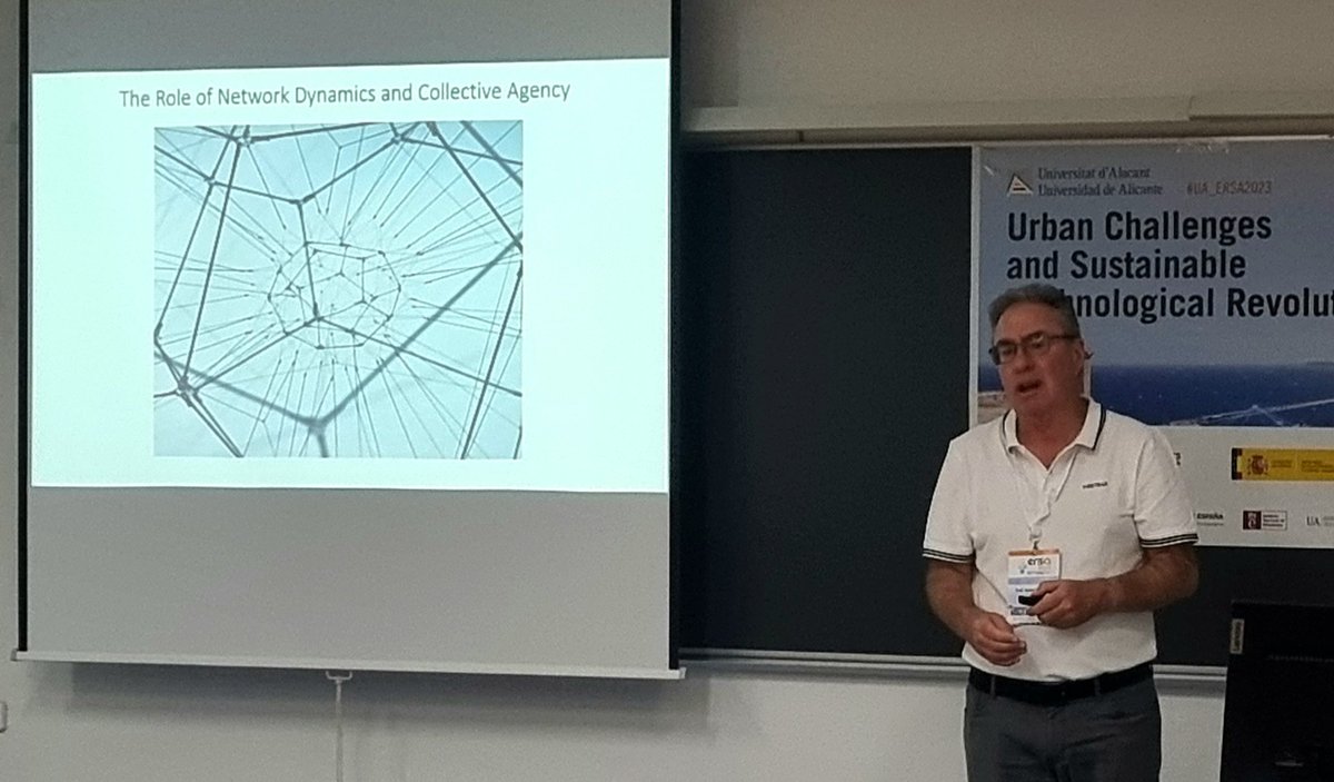 Starting the day at #ERSA2023 #UA_ERSA2023. Interesting research from Robert Huggins, Piers Thompson, Chen Xu, Max Munday about the role of the emergence of entrepreneurial ecosystems as a catalyst for new path creation and economic development in lagging regions <a href="/ERSA_org/">ERSA</a>