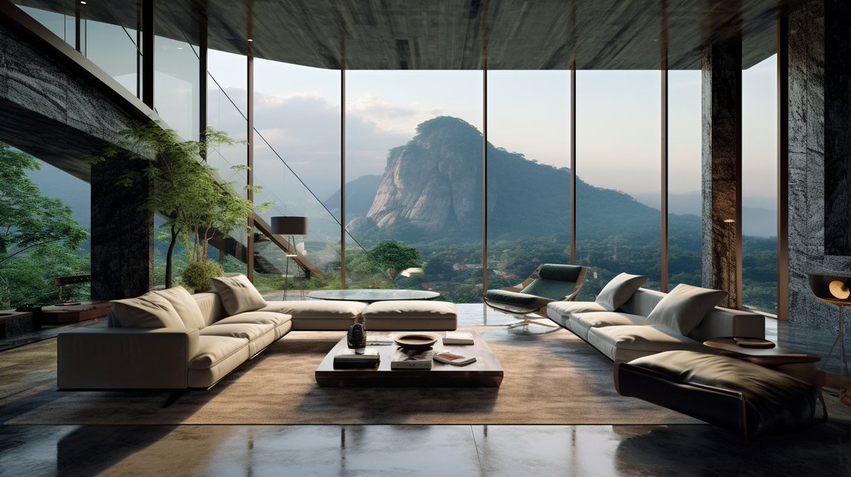 designmidjorney's tweet photo. #interior #interiordesign #midjourney #livingroomdesign #livingroomdecor #bigwindows #cosyhome #cozyhome #cozydesign #aidesign #aiinteriordesign https://t.co/mWx81wXpKy