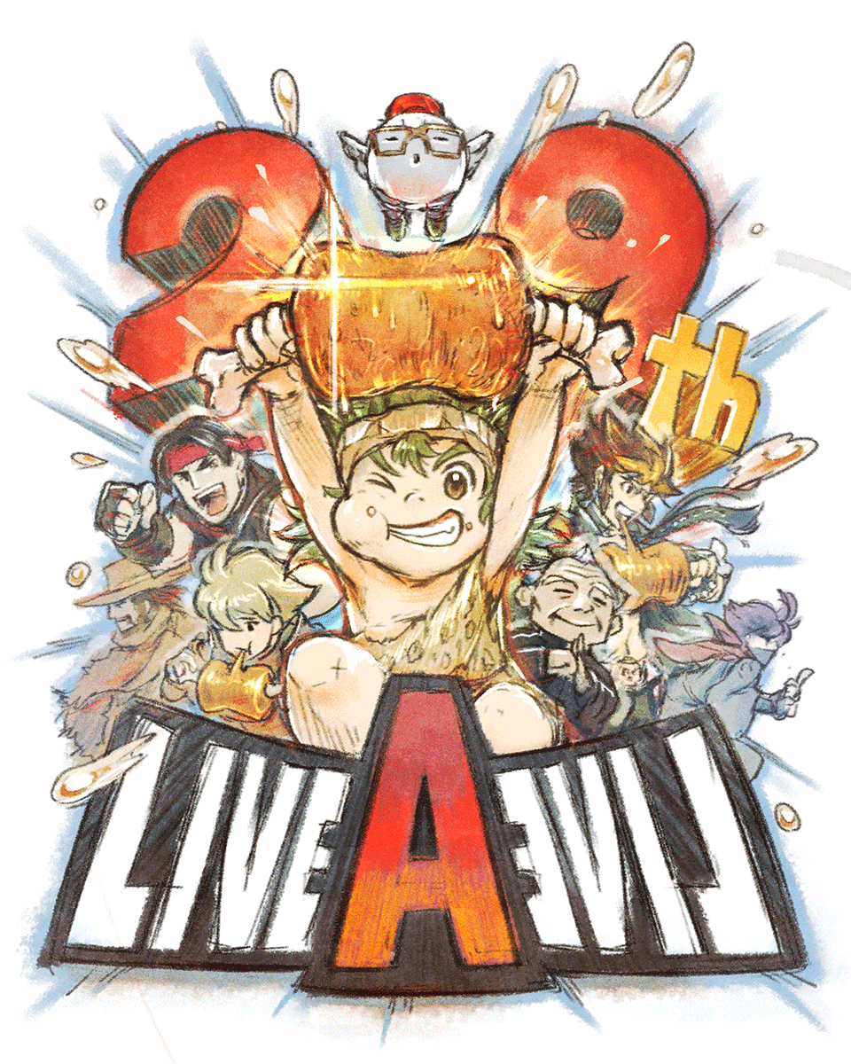 本日で原作『#ライブアライブ』発売から29周年！

一昨年のリメイク発表、昨年のSwitch版発売、
今年にはPS, Steam版発売やコンサートなど、
応援してくださった新旧ファンの皆さまに
ようやくお届けすることができました。

来年はいよいよ30周年ですが
これからも応援のほどよろしくお願いします！