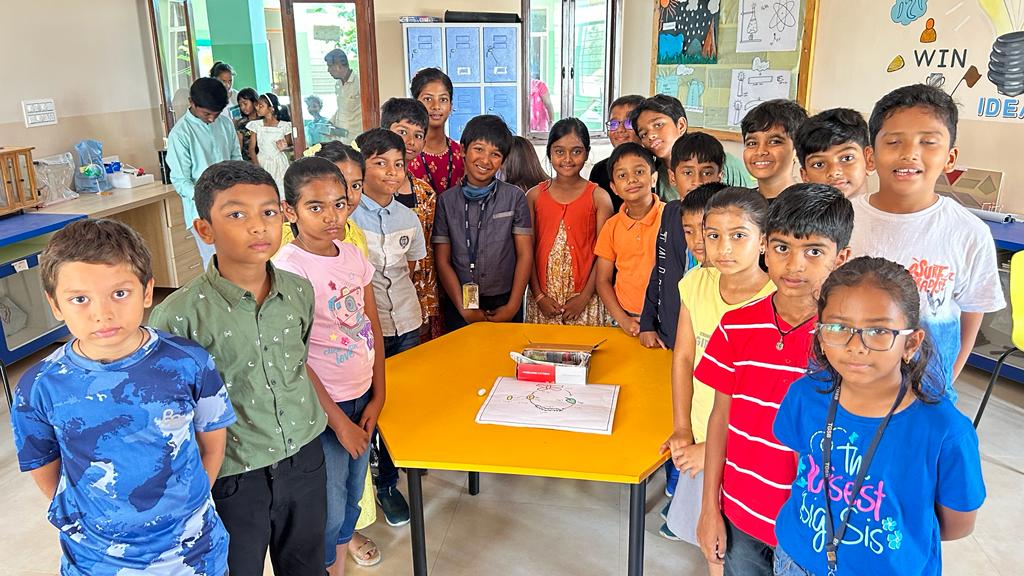 TheGreenSchool5's tweet photo. 🦋 Discovering the extraordinary life cycle of butterflies! 🌈 Explore the fascinating journey from butterfly larvae to their magnificent adult stage. Nature's beauty is truly awe-inspiring! 🪄🦚  #learningwonders  #learningbydoing #schoolsinwhitefield #stemeducationforkids https://t.co/YdCIGyjzoT