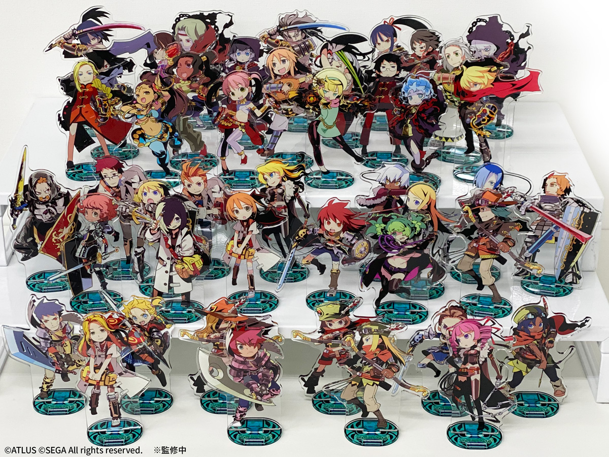 世界樹の迷宮』45種＋全種セット特典パネルの商品サンプル写真をお届け