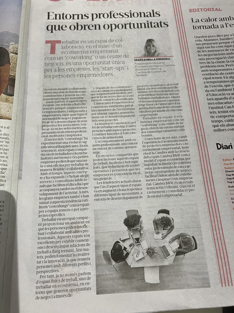 ⁦<a href="/marian0204/">Marianella</a>⁩ Marianel.la Pereira explica les motivacions del projecte Cambra B&amp;W de ⁦<a href="/CambraTerrassa/">Cambra de Comerç de Terrassa</a>⁩ del qual n’és un puntal