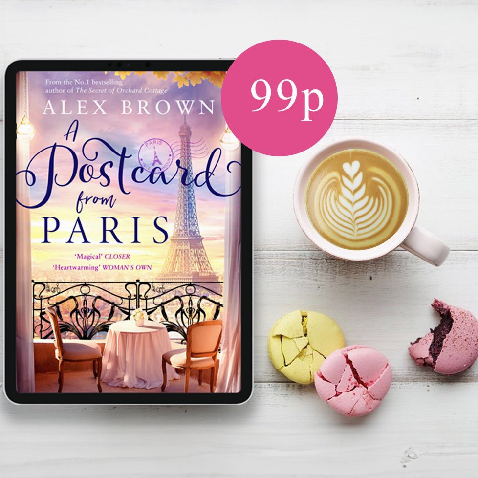 Ooh la la! A beautiful book bargain for UK readers. A Postcard from Paris is just 99p. A completely standalone story so no need to have read the other Postcard books (unless you want to of course). Happy reading smarturl.it/APFP-EB 🌸