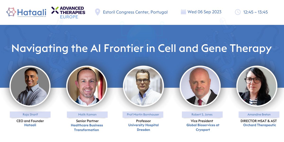 Hataali (@hataalicgt) on Twitter photo Join us at <a href="/Phacilitate/">Phacilitate</a> Live Conference in Lisbon, Portugal.
๐
 Date: Sep 5-7, 2023
๐ Location: Lisbon, Portugal
Topic: Navigating the AI Frontier in Cell & Gene Therapy
๐๏ธ Sep 6
โฐ 12:45 PM 
๐ Registration: bit.ly/44vtb27
 #AI #CellGeneTherapy
Join us! ๐ค๐ฉโโ๏ธ๐จโ๐ผ Join us at <a href="/Phacilitate/">Phacilitate</a> Live Conference in Lisbon, Portugal.
๐
 Date: Sep 5-7, 2023
๐ Location: Lisbon, Portugal
Topic: Navigating the AI Frontier in Cell & Gene Therapy
๐๏ธ Sep 6
โฐ 12:45 PM 
๐ Registration: bit.ly/44vtb27
 #AI #CellGeneTherapy
Join us! ๐ค๐ฉโโ๏ธ๐จโ๐ผ