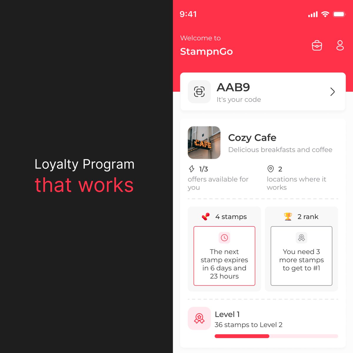 stampngo's tweet photo. StampnGo - a loyalty program that works.

Bring your customer's loyalty to the next level. Literally. 

What loyalty software do you use? https://t.co/vwrYWWtW06