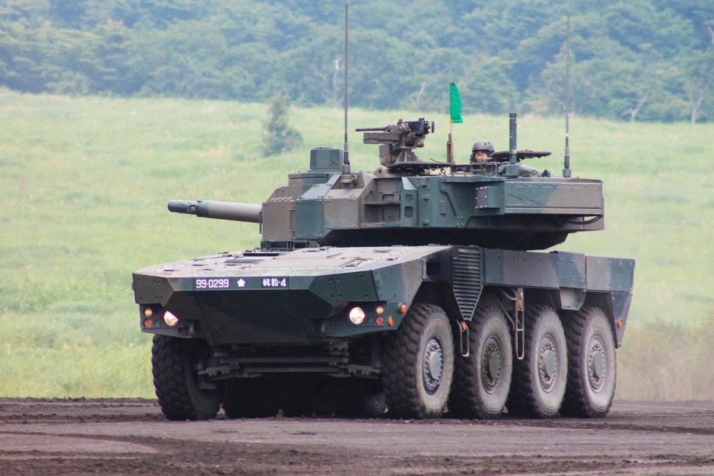 K4POUR's tweet image. 🔺 Type-16 MCV 🇯🇵 

Το #Type16 Maneuver Combat Vehicle είναι ένα τροχοφόρο όχημα μάχης της #JGSDF. Αναπτύχθηκε μέσα στη δεκαετία του 2000 από την Technical Research &amp;amp; Development Institute κ κατασκευάζεται από την Mitsubishi Heavy Ind. Εισήλθε σε υπηρεσία μετά το 2010.

1/4 👇