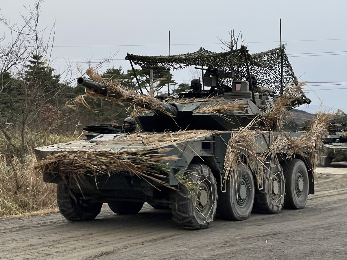 K4POUR's tweet image. 🔺 Type-16 MCV 🇯🇵 

Το #Type16 Maneuver Combat Vehicle είναι ένα τροχοφόρο όχημα μάχης της #JGSDF. Αναπτύχθηκε μέσα στη δεκαετία του 2000 από την Technical Research &amp;amp; Development Institute κ κατασκευάζεται από την Mitsubishi Heavy Ind. Εισήλθε σε υπηρεσία μετά το 2010.

1/4 👇