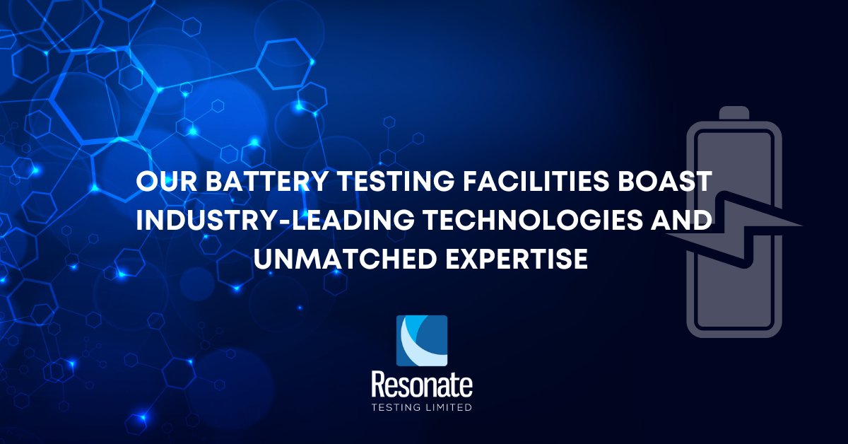 ResonateTesting's tweet image. At Resonate Testing, our battery testing facilities boast industry-leading technologies and unmatched expertise, which allows us to meet the ever-changing demands of the market.

Find out more about our battery testing capabilities here: resonatetesting.com/testing-valida….

#ResonateTesting