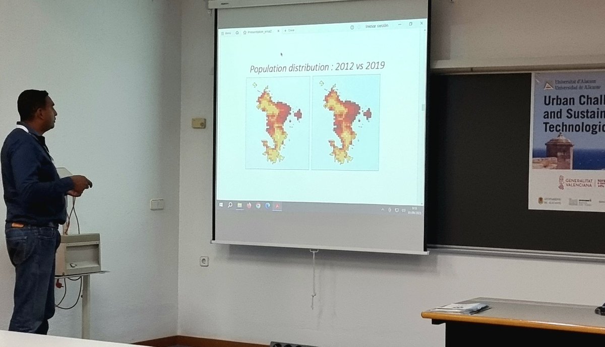 Great presentation #UA_ERSA2023 #ERSA2023 by Dr. Francois Hermet on using nightlight satellite data to delve into Mayotte Island's human development trends over the past decade. <a href="/ERSA_org/">ERSA</a>