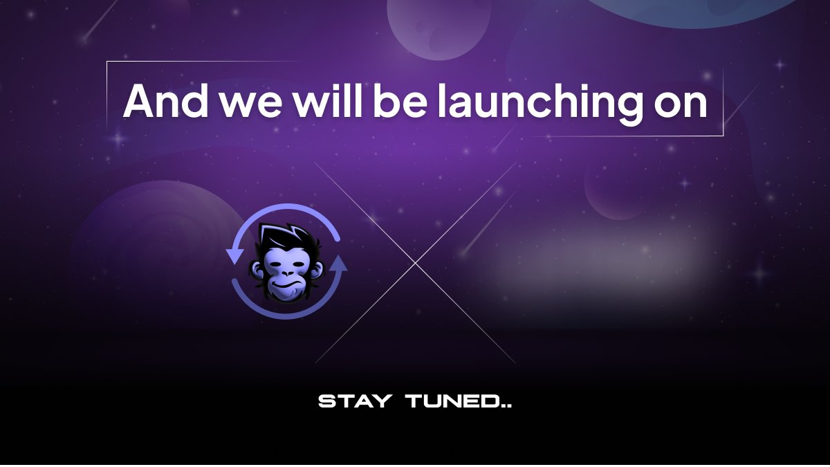 ChimpxAI's tweet photo. Get Ready #chimparmy 🐒 

Road to an amazing #DEFI Journey has begun... 🚀 

Which #layer2 Blockchain @ChimpExchange will be launching On?

Comment Below 👇 https://t.co/dbDvTyJUSs