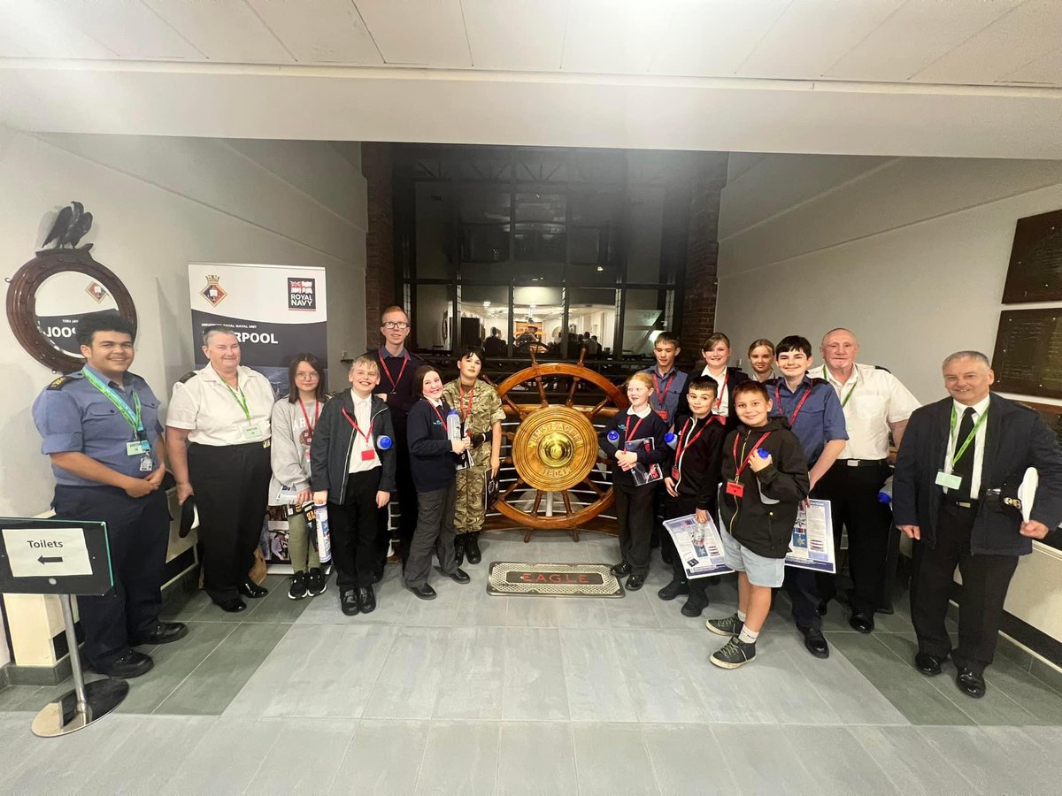 Our visit to HMS Eaglet is complete. And what a visit it was!!

Can’t wait to be back again soon!

A massive thank you to Salford Sea Cadets for lending the minibus and PO Kay.

<a href="/SeaCadetsNW/">Sea Cadets NW</a> 
<a href="/SeaCadetsUK/">Sea Cadets</a> 
<a href="/HMSEagletRNR/">HMS Eaglet</a> 
@CdrFCampbell 
<a href="/RoyalNavy/">Royal Navy</a>