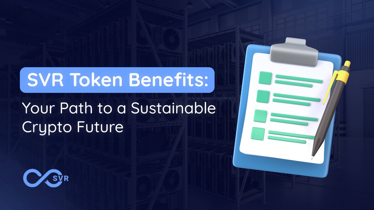 SaverToken's tweet photo. 1/2 Future #SVR Token Holders, listen up!  Get ready for exclusive benefits with #SaverToken:  

📈 Value Growth: Boosting your SVR tokens' value via crypto mining profits. https://t.co/fnQQth31zG