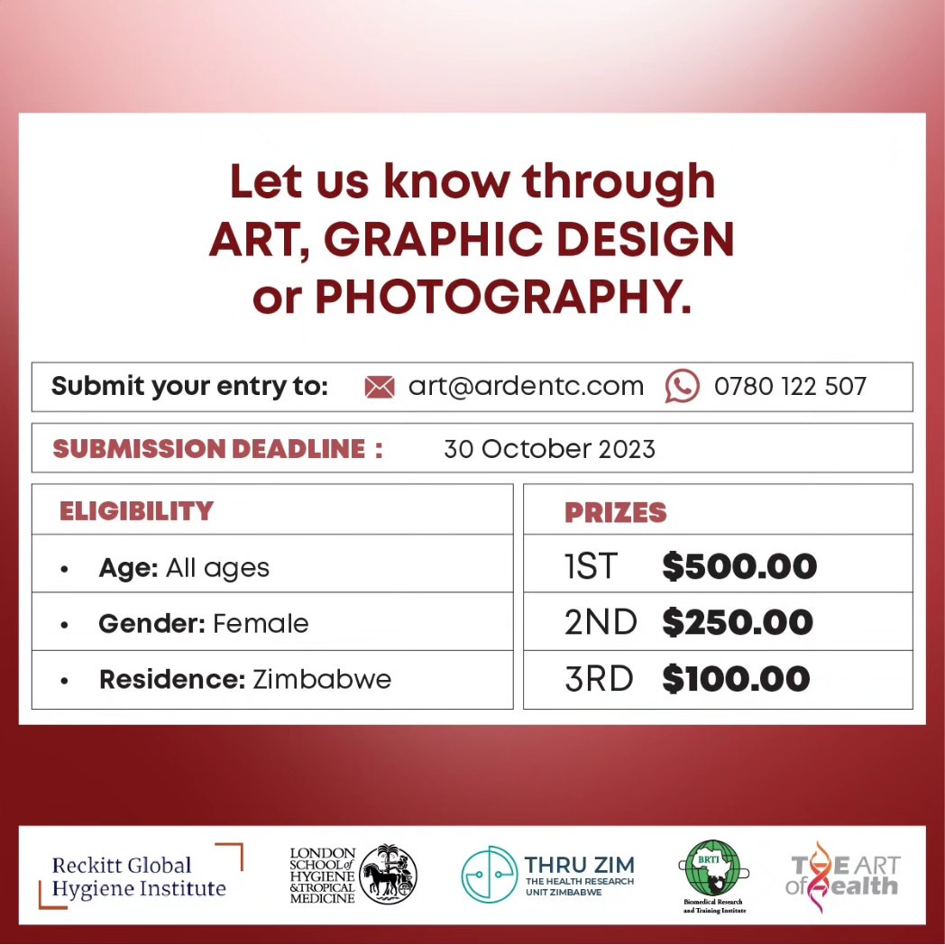 art_ofhealth's tweet photo. 🌸LADIES! LADIES! LADIES! 📣

Tell us all about your menstrual experiences 🩸 through art, photography, or design in the MWEDZI COMPETITION!🎨📷✨

We want to hear from you - no matter your level of creative expertise!💪🩸

#MWEDZI #MenstrualHealth https://t.co/h9xWWL4zUV