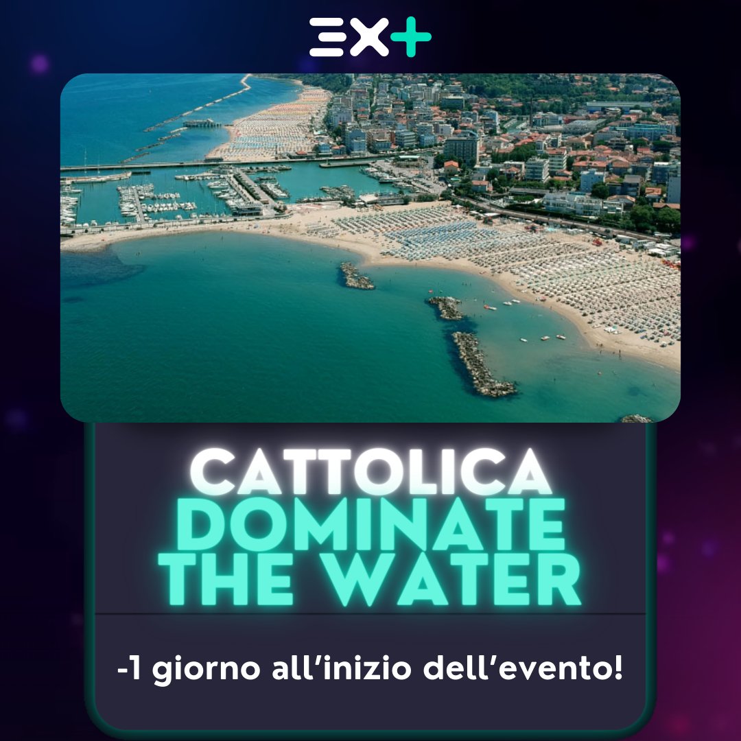 EXplusnft's tweet image. ⏰ Il grande giorno è quasi arrivato! Domani saremo insieme a #Cattolica per il primo appuntamento di Dominate The Water. Non vediamo l'ora di condividere con voi le nostre medaglie #phygital, ricche di speciali sorprese! Siete pronti? 🌊🏅 #EXPlus
#DominateTheWater #DTW