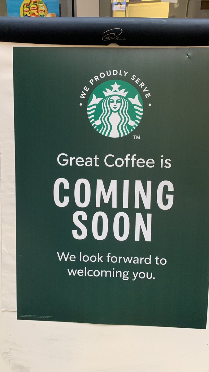 UoCCatering's tweet photo. #chesteruni #starbucks #freshers starbucks is coming to the Westminster building at Chester uni https://t.co/UxxGHiL101