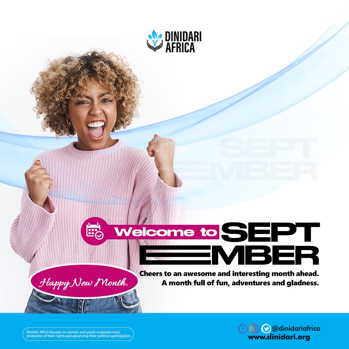 DinidariAfrica's tweet photo. September is here to remind us that change can be beautiful. Embrace it! ๐ป๐
#newmonth
#September1st
#EmbraceChange #SeptemberMagic https://t.co/qLddJkmdJj