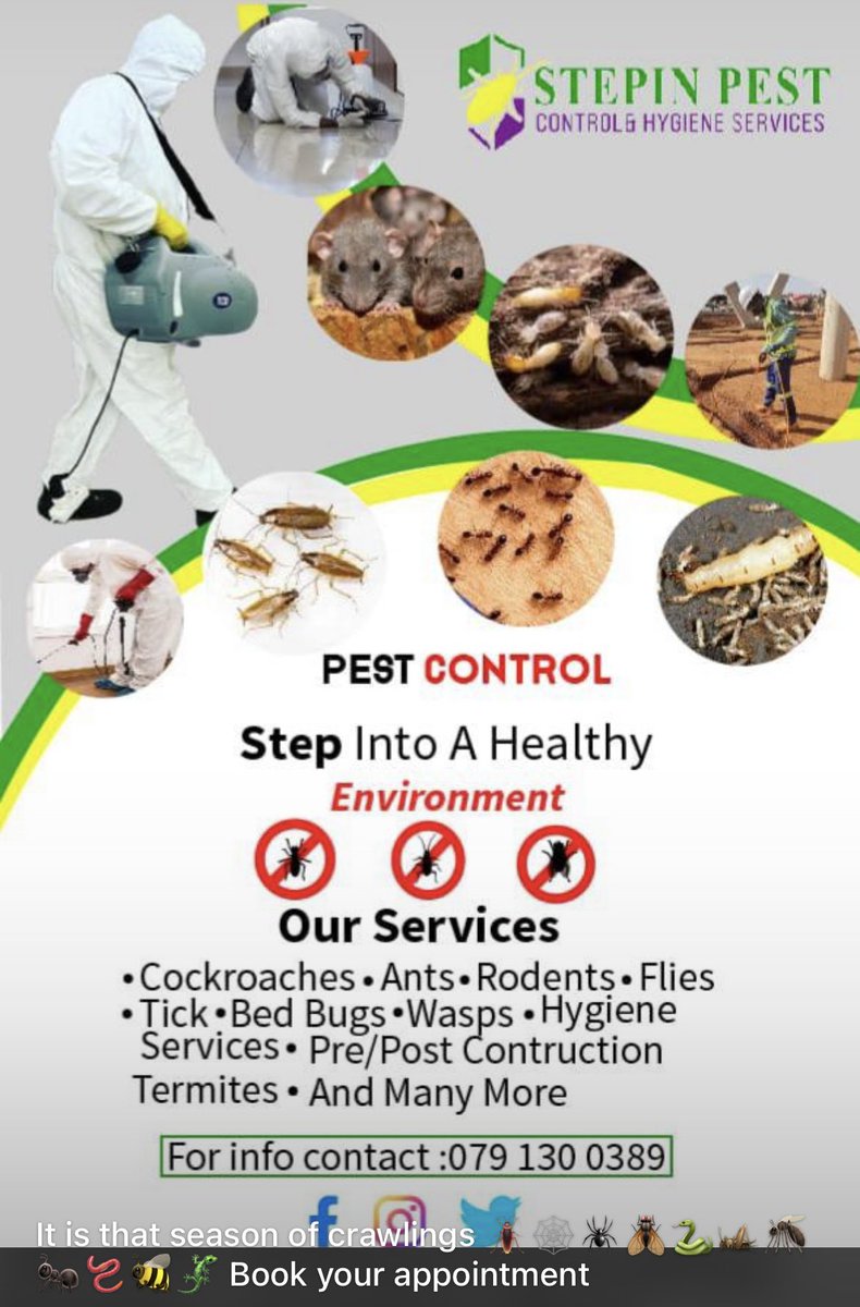 StepinPest's tweet photo. HAPPY SPRING DAY 🌻🌺💐🌹
It is that season of crawlings 🪳🦟🐜🪱🐝🦎🦗🐍🪰🕷️🕸️

Johannesburg CBD  Capitec  Naledi Anele 1st of September Bongani Kenny Kunene #SkeemSaam #JoburgFire Xenophobic Ace Magashule 23rd September #deephouse Rands Mr Kgomo #WhatsApp https://t.co/NTkal0hxK2