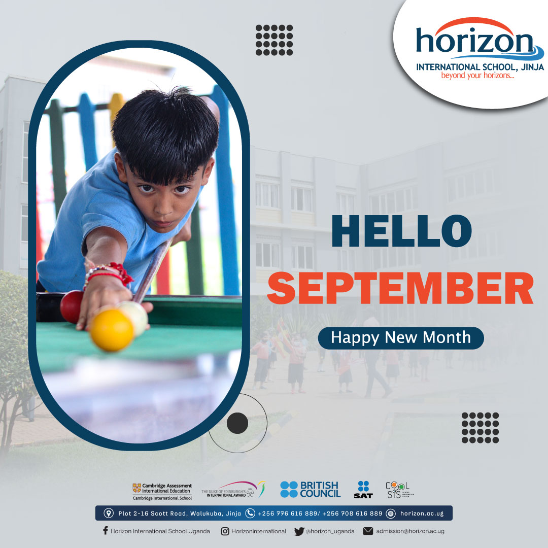 horizon_uganda's tweet photo. An eventful September awaits for the #HISUCommunity. May you attract excellence in all that you do, matter among those who matter, and shine brilliantly throughout the and beyond. Happy New Month. π₯³
#HappyNewMonth | #HorizonSpellingBee | #ChooseHorizon https://t.co/AU43jBfqGo