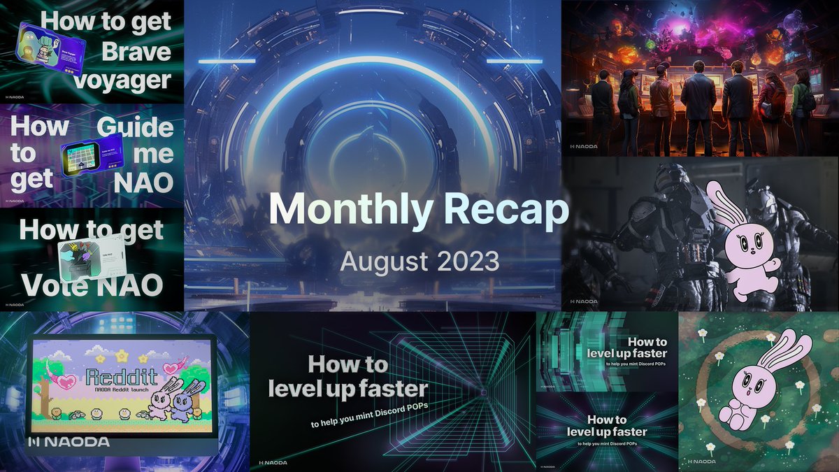 overtake_world's tweet photo. Goodbye August, Hello #September 🍁 

Here are some highlights from August: 
🐰 NAODA Reddit LAUNCH 
🃏 3rd Batch How-To’s  
🤖 Midjourney images   
🎮 [soon to release] Game asset sneak peeks   

Big news coming in September, stay tuned! 💙 #MonthlyRecap #ByeAugust https://t.co/68ikrsYHyz