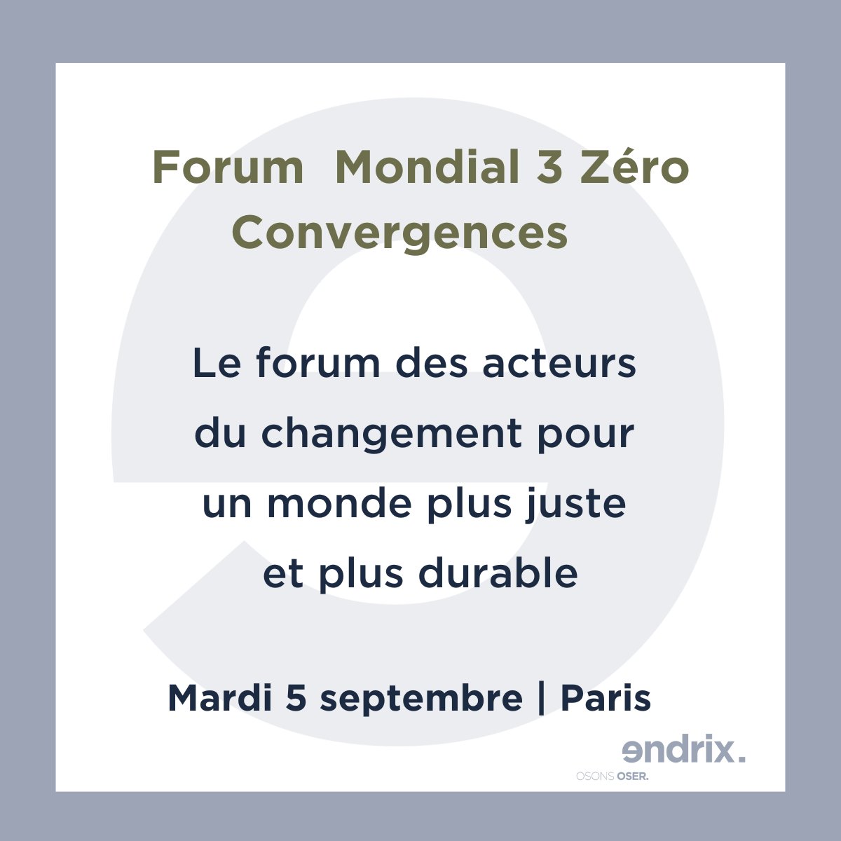 Endrix (@endrixosonsoser) on Twitter photo C’est aussi la reprise pour nos Jimix !
Développement à l'international, Economie Sociale et Solidaire, #RSE : nos équipes viendront à votre rencontre lors d'évènements parisiens incontournables 👇
<a href="/ConvergencesORG/">Convergences</a> <a href="/PRODURABLE/">Salon PRODURABLE</a> <a href="/ambition_africa/">Ambition Africa</a> <a href="/ForumAsso/">Forum National des Associations & Fondations</a> C’est aussi la reprise pour nos Jimix !
Développement à l'international, Economie Sociale et Solidaire, #RSE : nos équipes viendront à votre rencontre lors d'évènements parisiens incontournables 👇
<a href="/ConvergencesORG/">Convergences</a> <a href="/PRODURABLE/">Salon PRODURABLE</a> <a href="/ambition_africa/">Ambition Africa</a> <a href="/ForumAsso/">Forum National des Associations & Fondations</a>