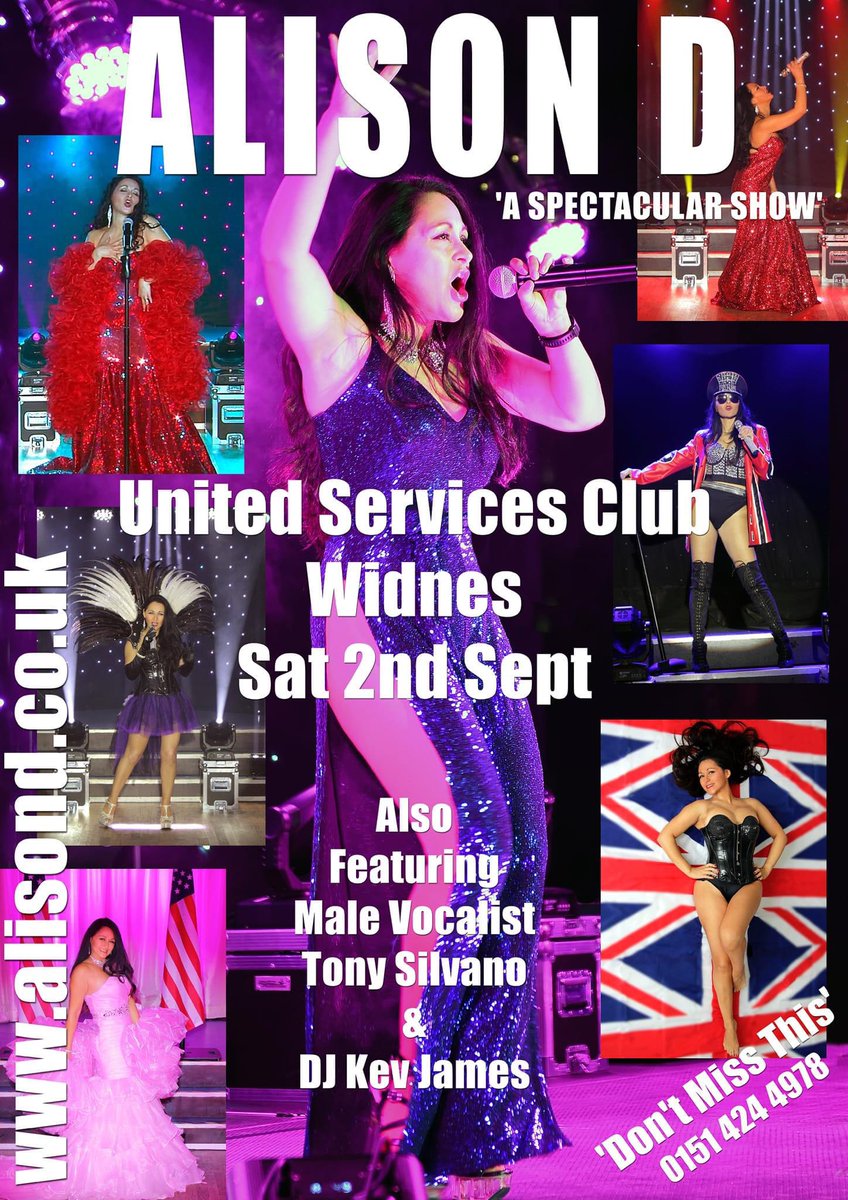 The brilliant #alisonD #tonySilvano @ me this Saturday <a href="/uscwidnes/">WIDNES U.S.C.</a> 
#widnes #halton 
£6 guests £5 members