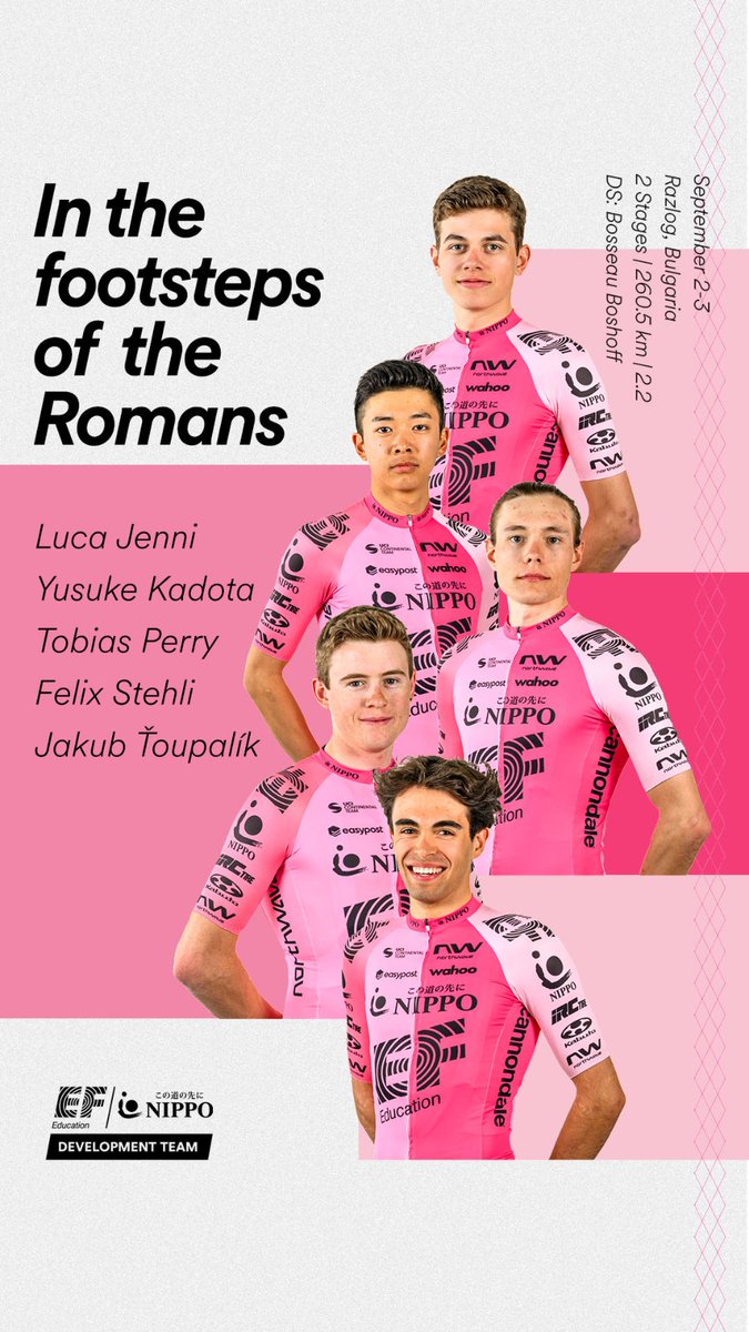 The saga continues in Bulgaria as we ride "In the footsteps of the Romans" this weekend - we are warmed up and ready to rock! #efeducationfirst #nippo #ridecannondale #northwave #ogkkabuto #irctire #protouchstaff