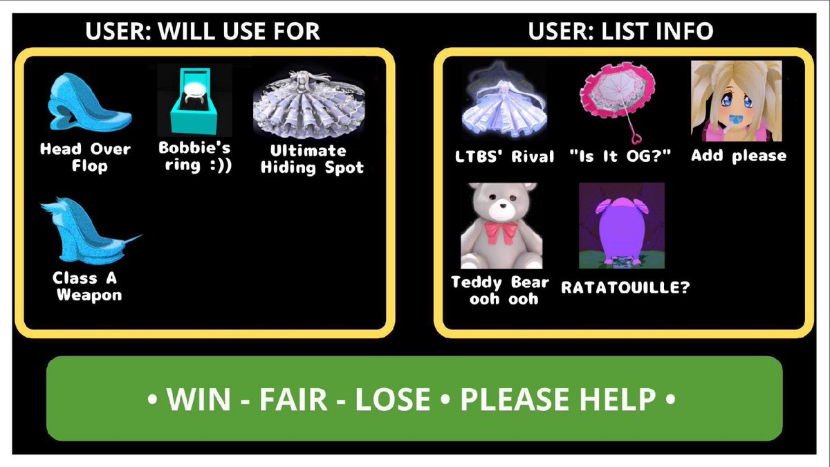 SeizariRH's tweet photo. #royalehigh you have any additional info (success trades) ITEMS, tweet below!  Thank you :)             

TRADING SERVER: https://t.co/tzcq84oAcN        

 -Retweets are highly appreciated! https://t.co/hUNEzEsy5A
