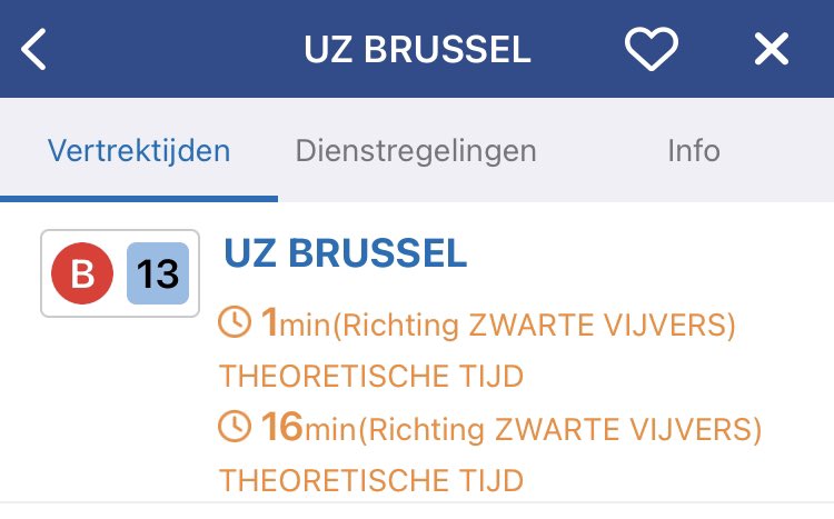 bertdemeuter's tweet photo. @STIBMIVB al derde bus 13 met ‘theoretische tijd’ die niet komt opdagen. Intussen nog steeds geen T-bus voor lijn 9 zien passeren. Tijd om een taxi te bellen? 😑 https://t.co/kgXBcZnv7k