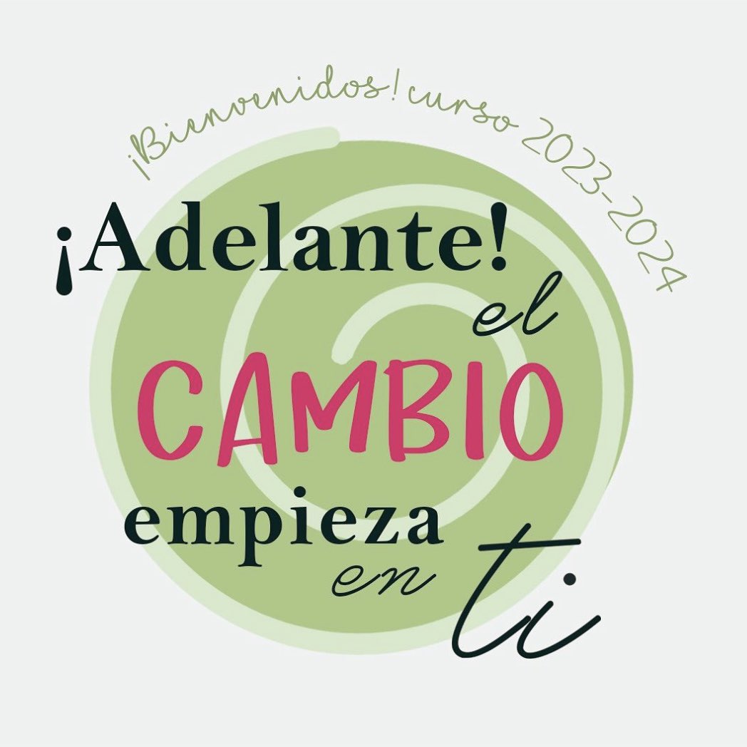 Con las pilas cargadas 🔋, ilusión y alegría comenzamos un nuevo curso!!

Este año nuestro lema es:
▶️ ¡Adelante!🌀 El cambio empieza en ti.

Queremos que nuestros valores concepcionistas sean la fuerza que necesitamos para cambiar el mundo!!

¿Estás preparado? ¡Adelante! 💙