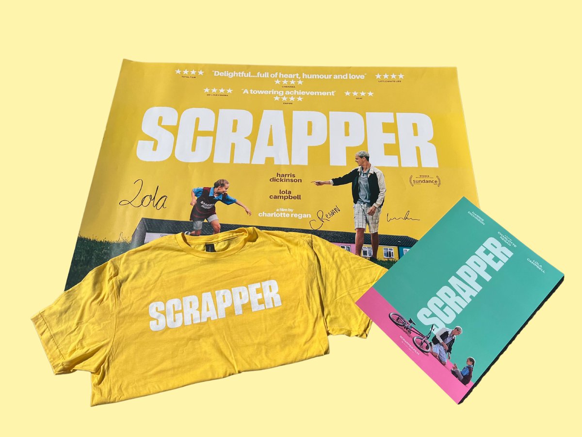 tynesidecinema's tweet image. MERCH GIVEAWAY!   

Thanks to the fantastic peeps over at Picture House we are giving away this awesome #SCRAPPER print, signed quad poster, and Tshirt. 🤩  

All you have to do is like this post and tag your film buddy below. 
Winners will be chosen on Tuesday 05th of Sept.