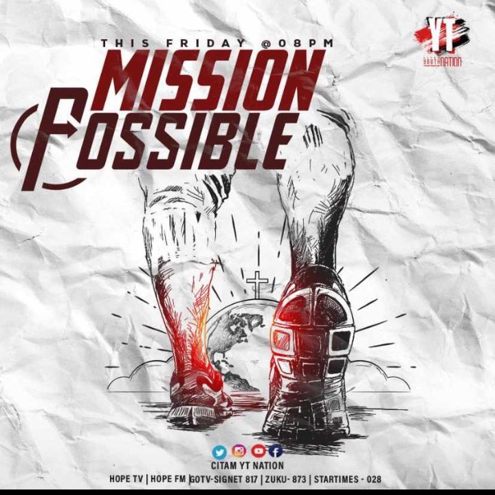 Catch us live tonight at 8 pm on our YouTube channel and on <a href="/HopeTV_KE/">Hope TV Kenya</a> as we discuss about Missions. 
#InHisPresence