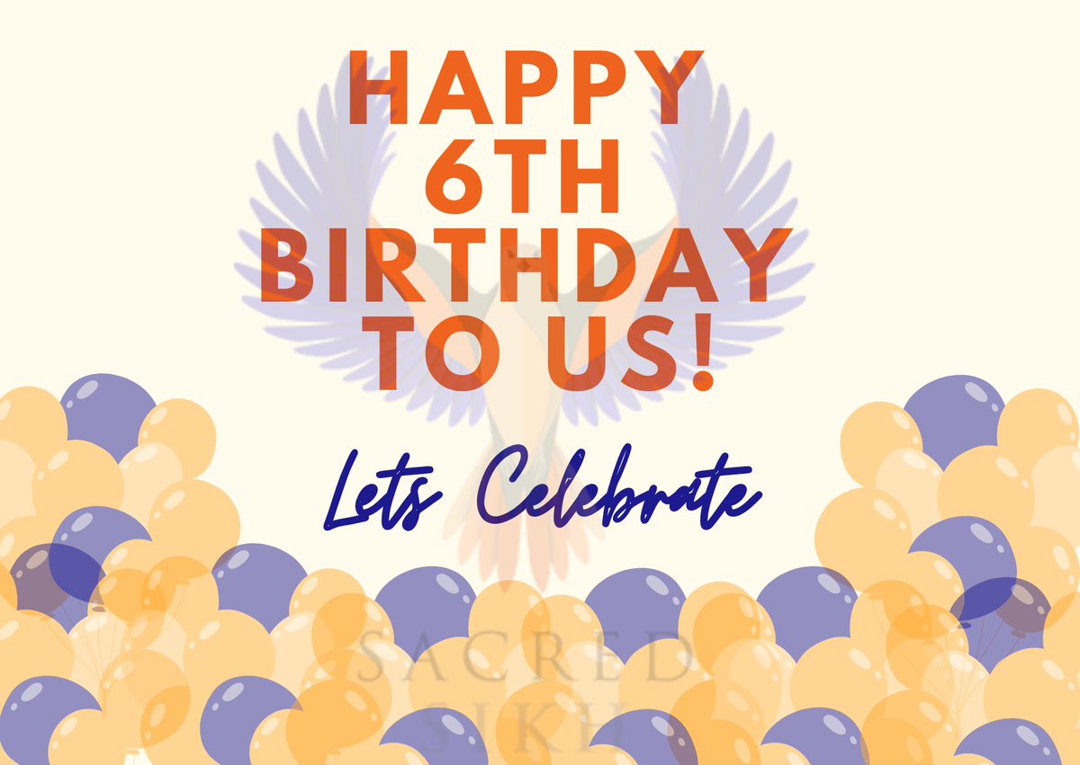 6 years on and we are enjoying the journey, embracing the challenges and lapping up the love! Thank you Maharaj Ji 💙

#sacredsikhis6 #1stSeptember #2017