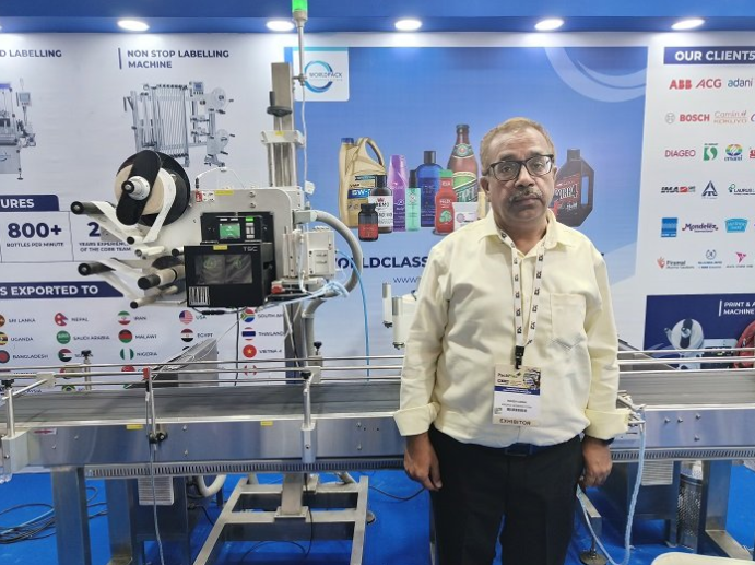 PSATalk's tweet image. Navi-Mumbai-based Worldpack Automation Systems, which specializes in self-adhesive labeling machines, displayed its products at the PackPlus exhibition

Read More... packagingsouthasia.com/application/wo…

#WorldpackAutomationSystems #PackPlus  #Covid19pandemic #Ajmani #dairy #beverages