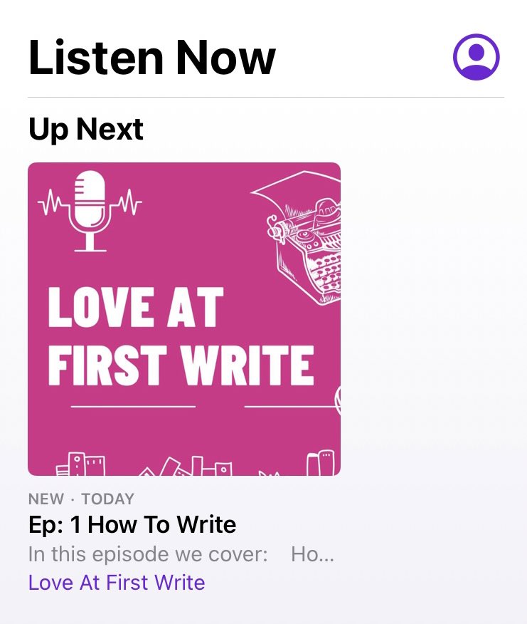 LoveAtFirstWritePodcast tweet media