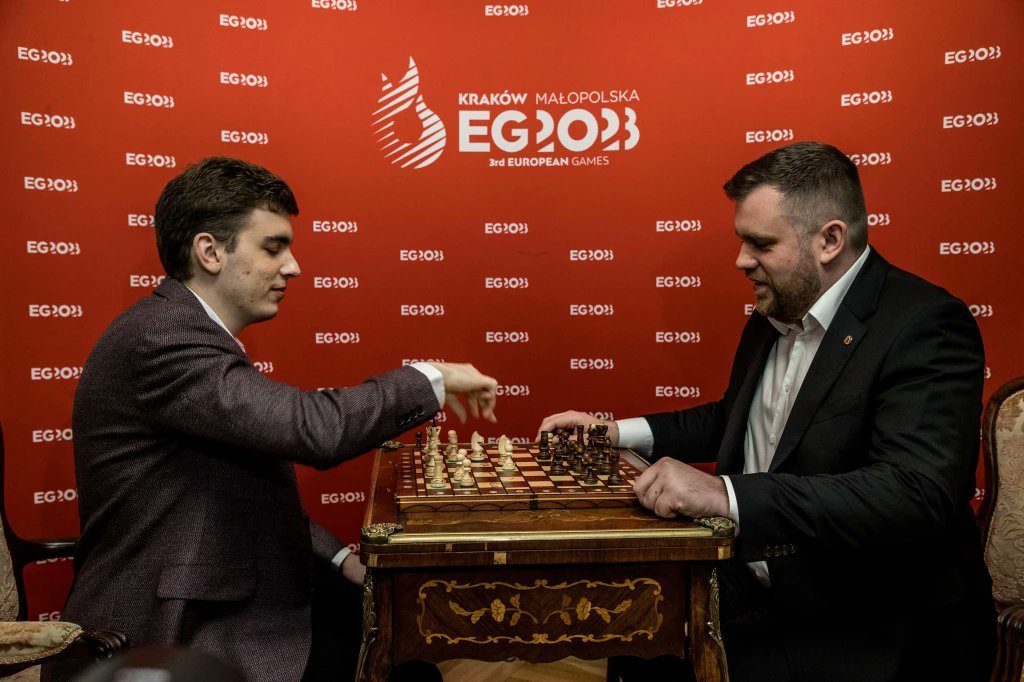 Krakow will host the World Chess Championship 2024! During the European Games 2023, we had European Pairs Blitz Chess Championships as a side event, which attracted a lot of interest!  
Now it's time for the next big event in City of Krakow!