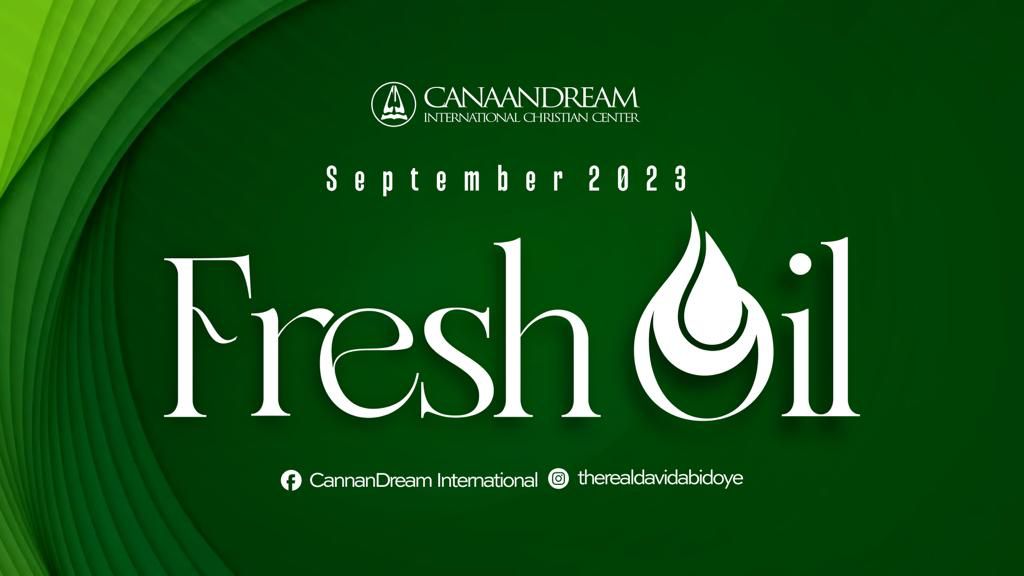 canaandreamicc's tweet photo. September is here and God has declared it our season of Fresh Oil!
We can't wait to unfold the abundance, blessings, upliftment and pleasant surprises God has in store for us this month.
Ensure to stay connected...
Happy New Month!
#CanaanDreamICC #SuccessBack2Back #freshoil https://t.co/vABpaqCORH