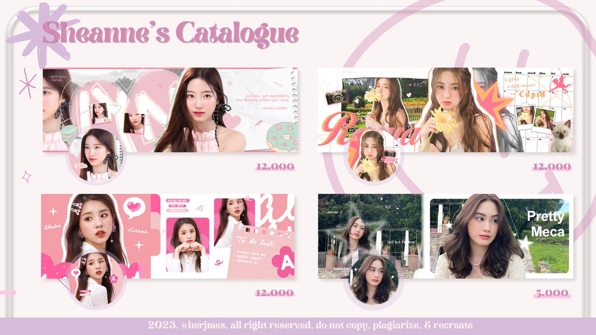 herjmes's tweet image. ೀ⋆｡ ˚ any interactions are vv appreciated! ^^

Hii @herjmes kembali OPEN hari ini (01/09) untuk semua catalogue layout made by req &amp;amp; custom twibbon! Shéa juga terima in rush yaa yuk jajann &amp;amp; jangan lupa buat cek cek tnc🫶🏻😆

#zonauang #zonaba