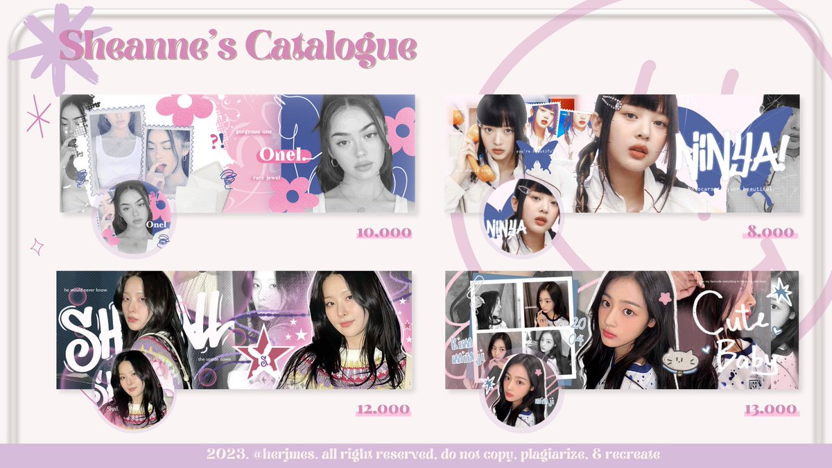 herjmes's tweet image. ೀ⋆｡ ˚ any interactions are vv appreciated! ^^

Hii @herjmes kembali OPEN hari ini (01/09) untuk semua catalogue layout made by req &amp;amp; custom twibbon! Shéa juga terima in rush yaa yuk jajann &amp;amp; jangan lupa buat cek cek tnc🫶🏻😆

#zonauang #zonaba