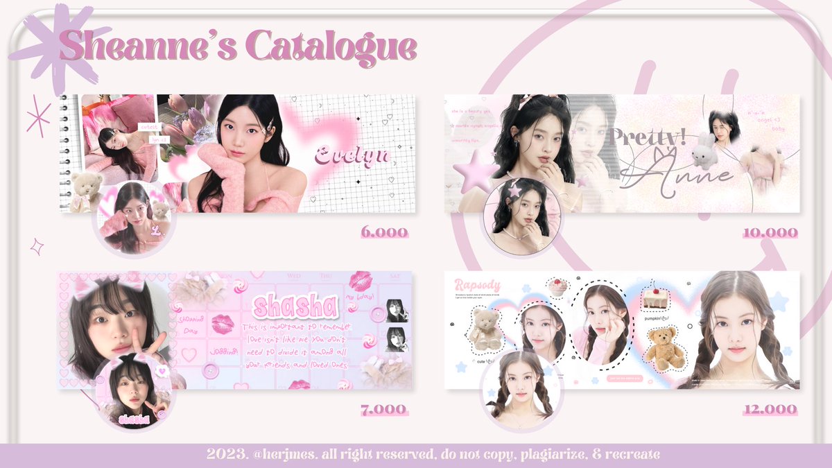 herjmes's tweet image. ೀ⋆｡ ˚ any interactions are vv appreciated! ^^

Hii @herjmes kembali OPEN hari ini (01/09) untuk semua catalogue layout made by req &amp;amp; custom twibbon! Shéa juga terima in rush yaa yuk jajann &amp;amp; jangan lupa buat cek cek tnc🫶🏻😆

#zonauang #zonaba