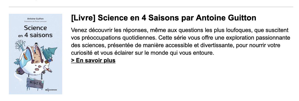 antGTN's tweet photo. Merci 🙏 à #CNRSHebdo
@CNRS_Centre_Est de mentionner 📚 #LaScienceEn4Saisons @EDPSciences  👇

https://t.co/1ipJPyVGA5

@Univ_Lorraine @Labo_LEM3 https://t.co/N99W8NkqvR
