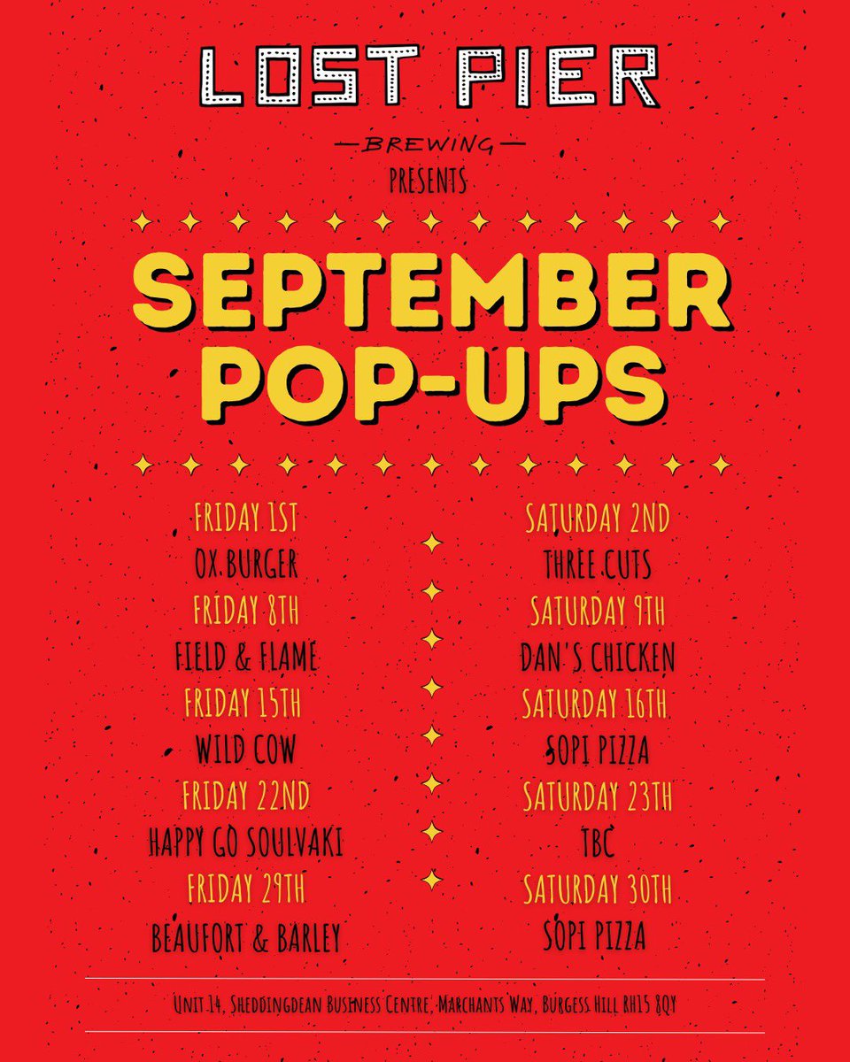 Lostpierbrewing's tweet photo. Burger weekender! 2 brilliant pop ups join us for a bustling Friday night and super sunny Saturday! Will you join us?! https://t.co/2E0l15C10e