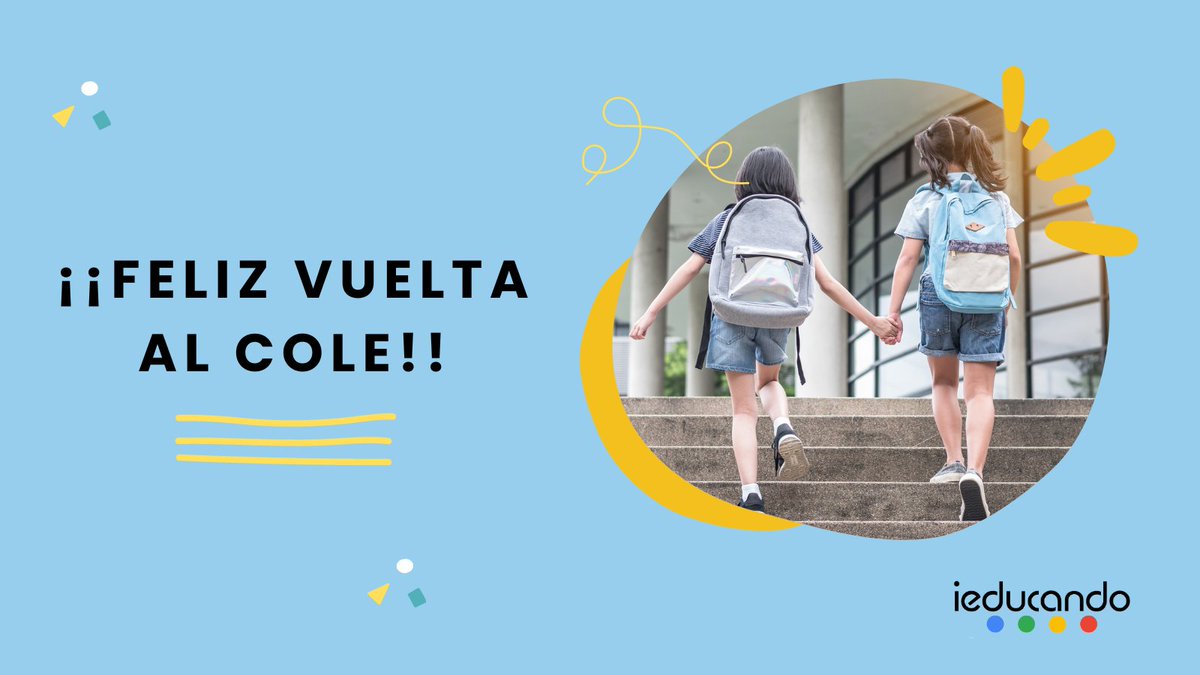 Comienza el nuevo curso escolar y es momento para renovar energías y establecer metas🎯🎒

¡Seguro que este curso viene cargado de grandes logros!

#BackToSchool #Vueltaalcole