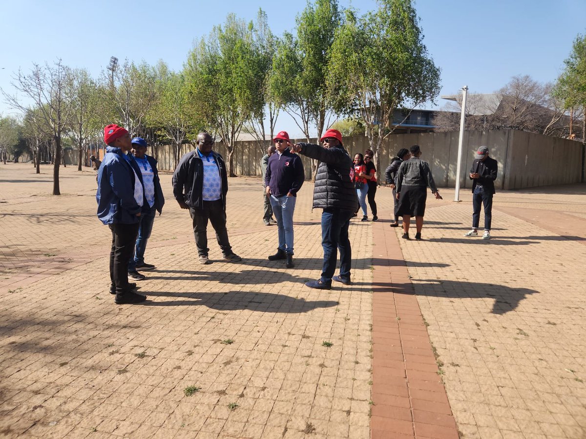 PHOTOS:  #LifeLineSA together with South African Red Cross Society 'yesterday' in full swing for preparation of the upcoming all important community mobilization campaign to take place at Dobsonville Stadium on the 03/09/2023 <a href="/MYANC/">ANC - African National Congress</a> RALLY. 
#SARCS