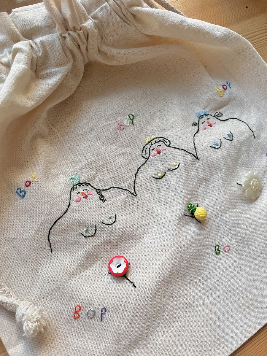 お久しぶりです。びおぴ楽しみすぎて気がつくとびおぴバッグ作ってました。