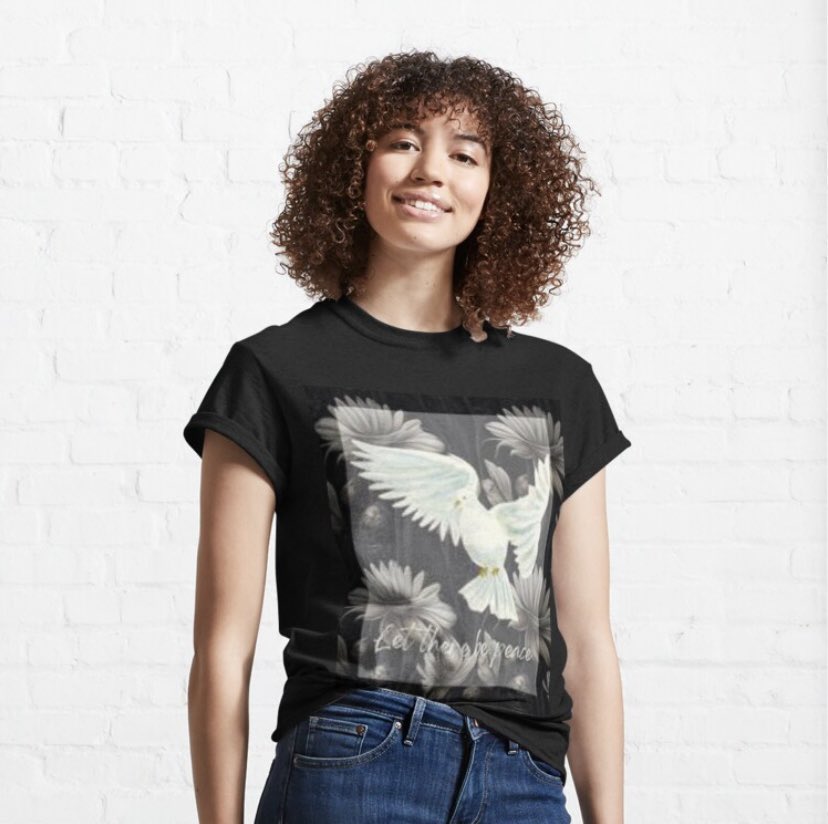 rmdscreations's tweet photo. Let there be Peace 
Designed and sold by https://t.co/0NDdPTjkfv🕊️
To buy this tee👉 https://t.co/YuVHPKBH26

#tee #teeshirts #tees #teedesigns #peace #dove #birdlovers #spiritual #spirit #spirituality https://t.co/ii6NmGr1MP